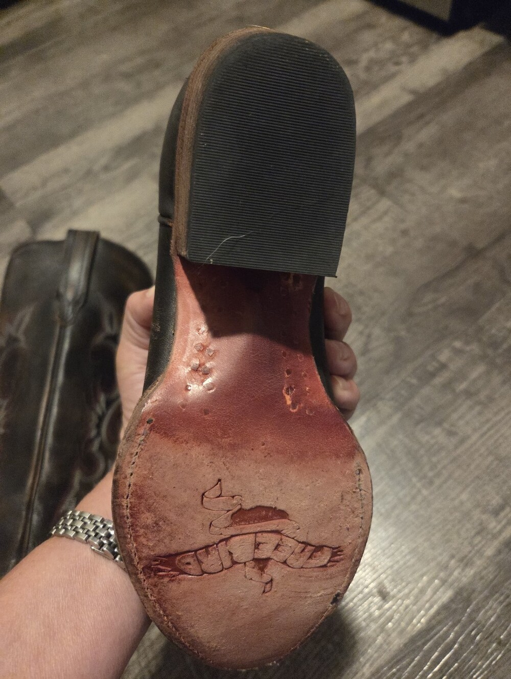 Freebird by Steven Brown Distressed Leather Cowboy Boots - Picture 8 of 10